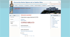 Desktop Screenshot of parrocchialasaletteolbia.it